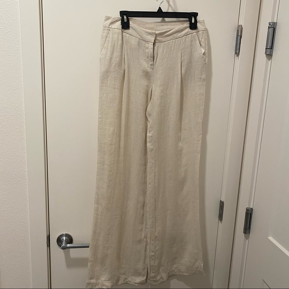 New Halogen linen pants size 4